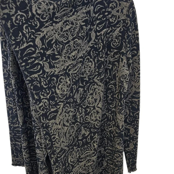 Marc Cain Womens Waterfall Open Front Wool Cardigan Size NO. 4 US 10 - Picture 3 of 8